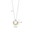 Layered zirconia necklace