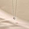 Classic zirconia necklace-TISENTO