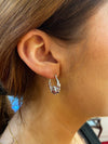 Sterling Silver Claddagh Hoops