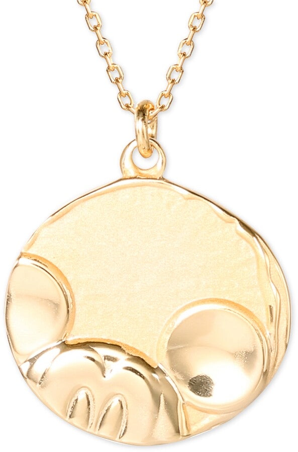 Disney Mickey Mouse Gold Plated Pendant