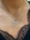Sterling Silver Cz Cross