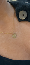 9ct gold heart guardian angel pendant