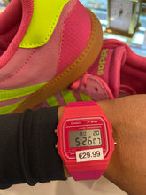 Load image into Gallery viewer, Pink Casio watch
