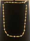 9ct gold pearl necklet