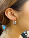 Sterling Silver Claddagh Hoops