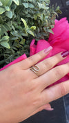 9ct gold twist style ring