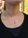 9ct gold 3 disc pendant necklace (engraved-able)