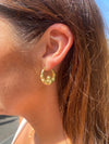 9ct Yellow Gold Claddagh hoops