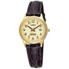 RXT92AX5 LORUS QUARTZ LADIES GOLD PLATED LUMIBRITE DIAL STRAP WATCH