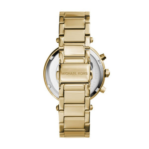 Michael Kors Parker gold plated watch