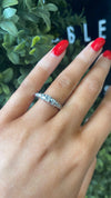 Sophisticated 18ct White Gold Diamond Ring