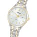 RH992RX9 LORUS QUARTZ GENTS TWO TONE WHITE DIAL BRACELET WATCH