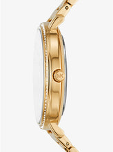 Load image into Gallery viewer, Michael Kors gold plated Pyper watch
