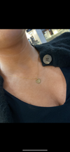 9ct gold heart guardian angel pendant