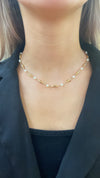 9ct gold pearl necklet
