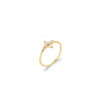 Burren Jewellery What’s Left Unsaid Flower Ring, Gold