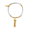 ChloBo two tone tassel bracelet