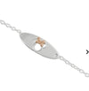 Silver Minnie Mouse Cut Out Bracelet