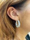 Sterling Silver Twist Hoops