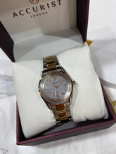 Load image into Gallery viewer, Two Tone Ladies Solar Accurist Watch
