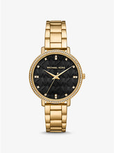 Load image into Gallery viewer, Michael Kors gold plated Pyper watch
