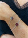 Sterling silver Initial Bracelet