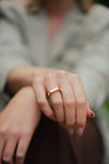 Burren “Run Away With Me” 18ct Gold Plated Ring