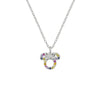 Disney Minnie Mouse Rainbow Stone Set Necklace