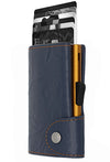 C-Secure - Leather Wallet - Blue And Orange