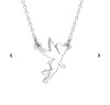 Silver tinker-bell pendant