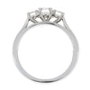 Ladies Platinum 3 Stone Diamond Engagement Ring
