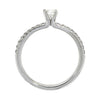 Ladies Platinum Solitaire Diamond Engagement Ring