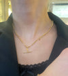 9ct gold T-bar linked Chain