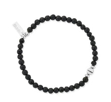 Load image into Gallery viewer, Men's Black Lava Bracelet
Strength &amp; Courage SBBLBULM
