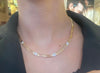 9ct yellow golden open work Aztec necklet