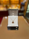 9ct gold shamrock pendant necklace