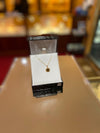 9ct gold engrave-able disc pendant