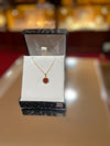9ct gold engrave-able disc pendant