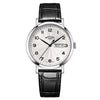 Rotary Windsor Men’s Day-Date Black Leather Watch | GS05420/22
