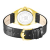 Rotary Windsor Men’s Day-Date Black Leather Watch | GS05420/22