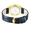 Rotary Ultra Slim Men’s Gold-Plated Blue Leather Watch | GS08013/05