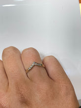 Load image into Gallery viewer, 9ct yellow gold wishbone shape wedding ring
