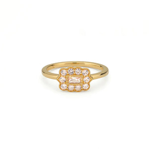 24 Kae- pink cz ring