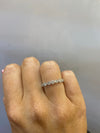 18ct white gold eternity band