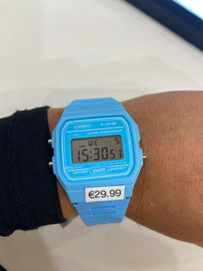 Blue Casio watch