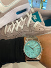 Casio blue dial watch