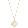 9ct Yellow Gold Engravable Fob Disc Pendant