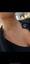 9ct yellow gold drop pendant