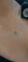 9ct yellow gold tree of life pendant