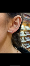 9ct gold cz climbers